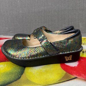 Alegria By PG Lite Mary Jane Shoes Leather Upper & Lining Size 36